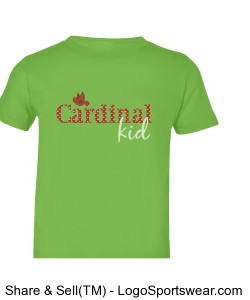 Cardinal Preschool -- Cardinal Kid T-Shirt -- Polka Dots Design Zoom